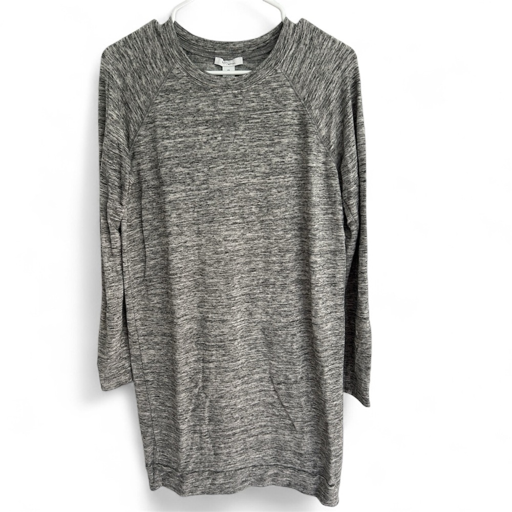 Daily Ritual Heather Gray Long Sleeve dress